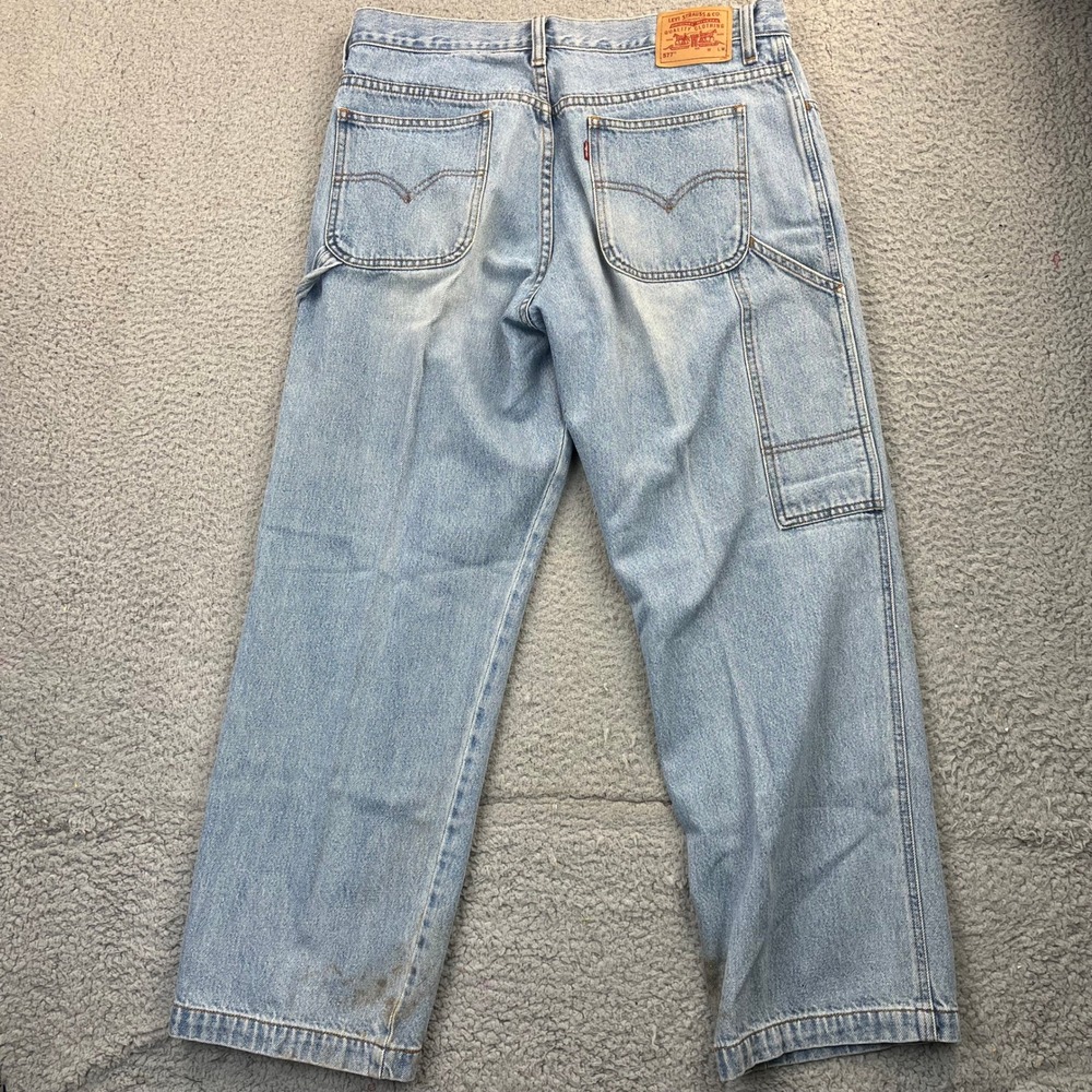 Levi 577 Jeans Women 14 Mis M Lower Rise Loose Fit Carpenter Denim Vintage Baggy